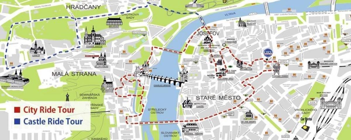 prague carte de marcher