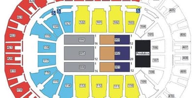 Carte de l'o2 arena de prague